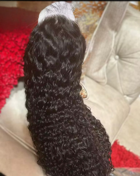 Curly wig Remy deep wave