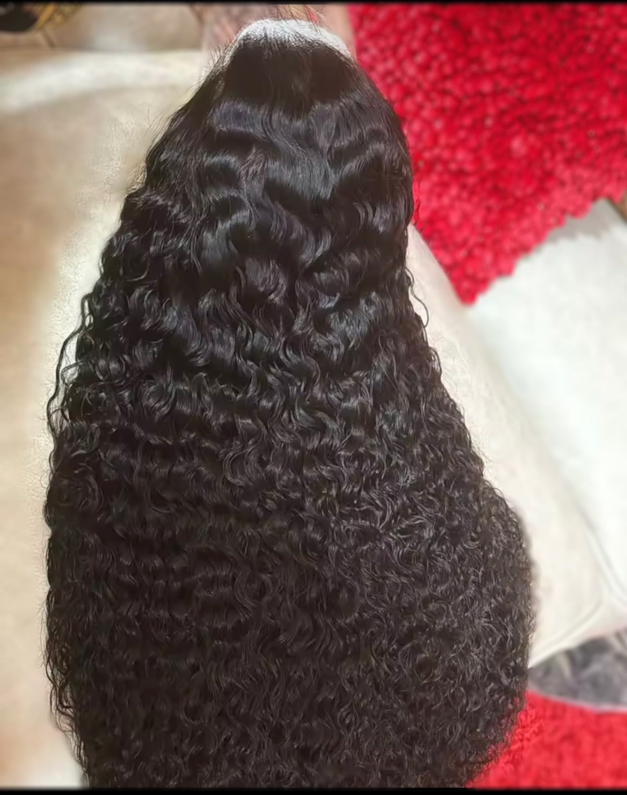 Curly wig Remy deep wave