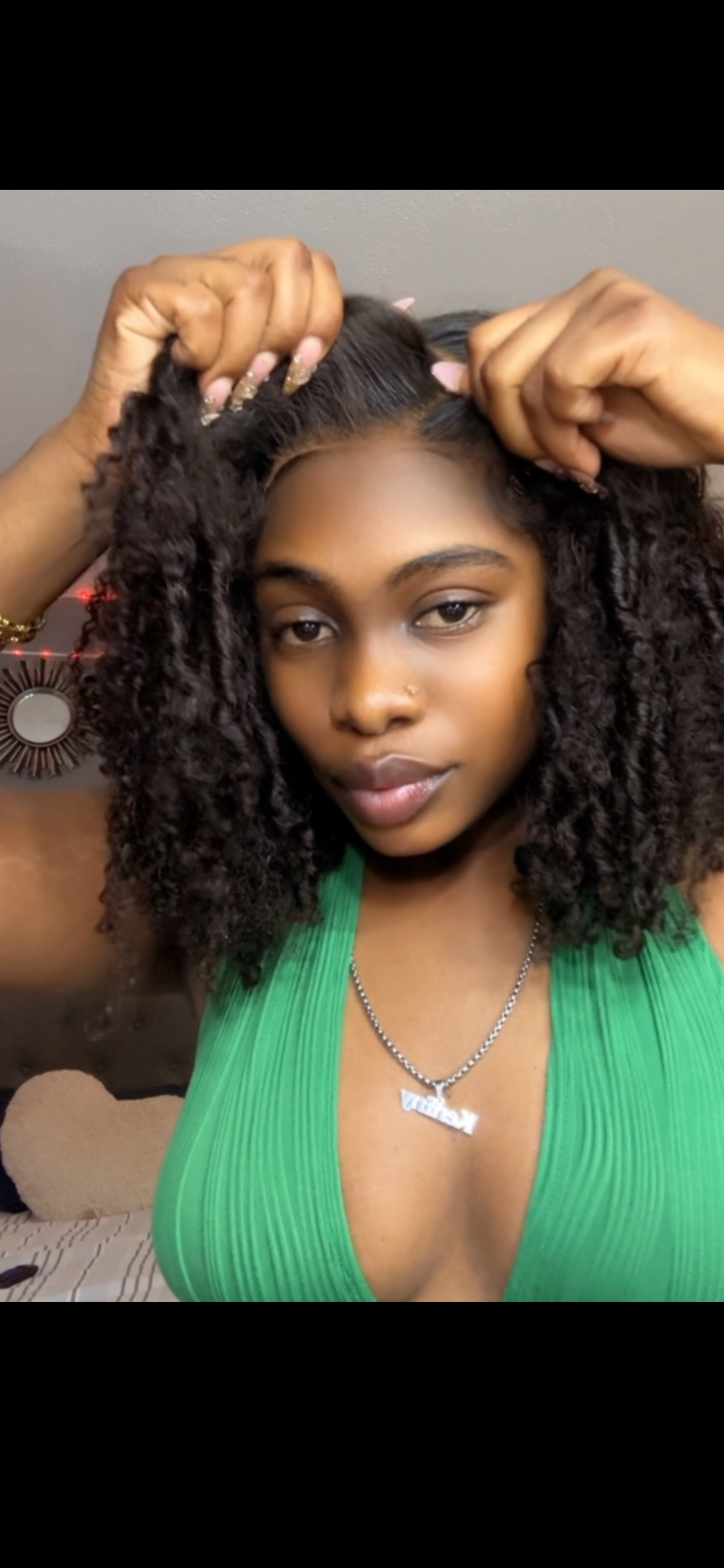 Glueless HD lace closure wig