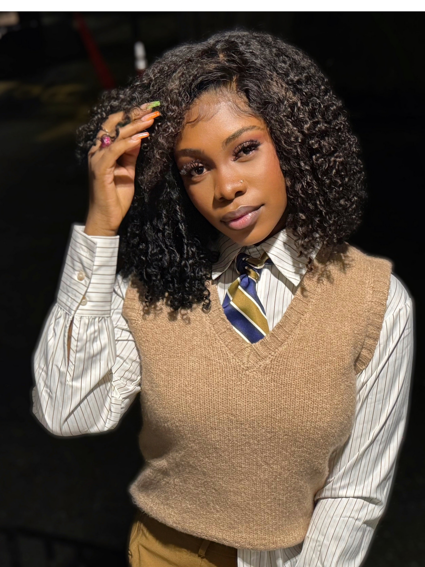 Glueless HD lace closure wig